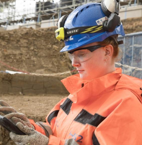 Young female engineer 