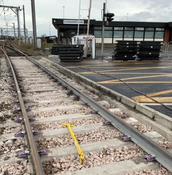 Harwich branch line track renewals 