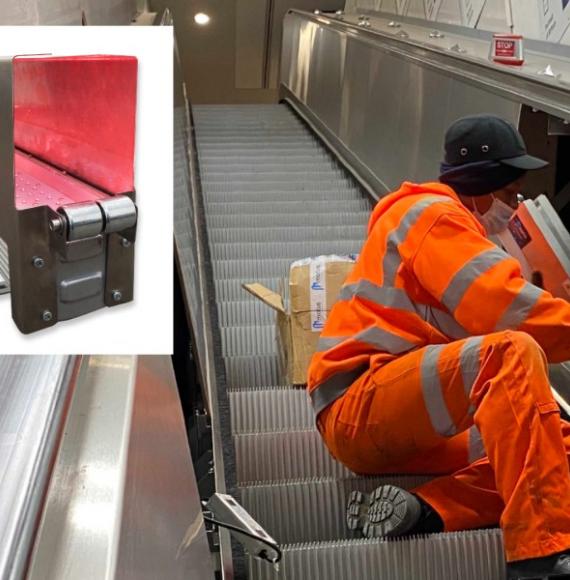 UV-C handrail cleaning device trialled at Euston