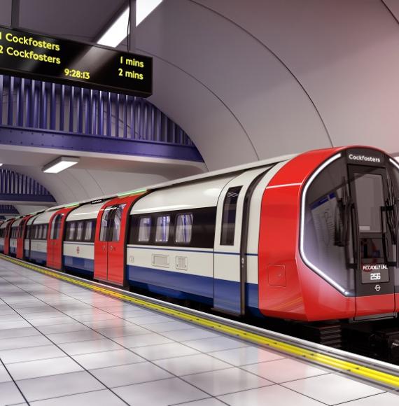 New Piccadilly Line tube train design