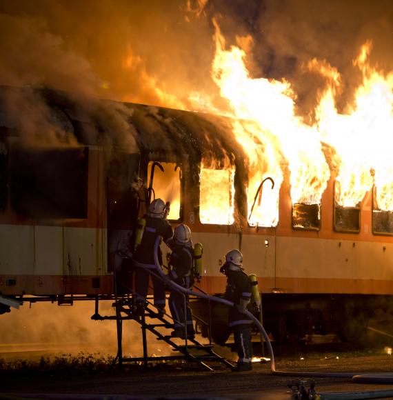 Train Fire  