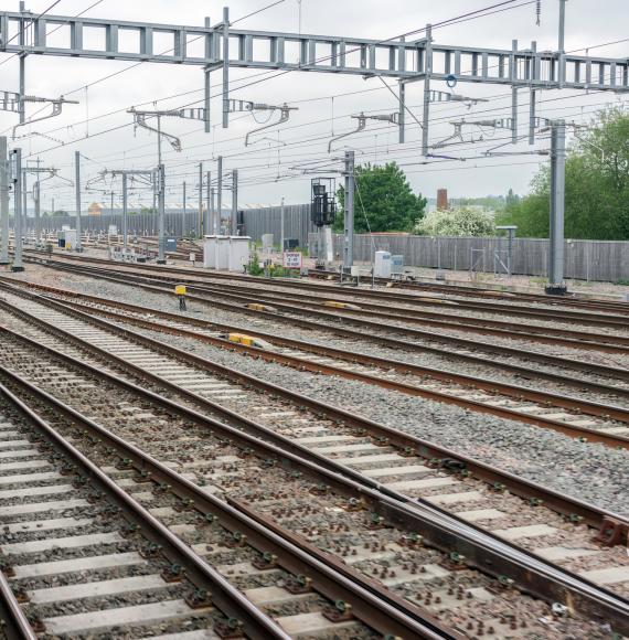 Empty track in Berkshire