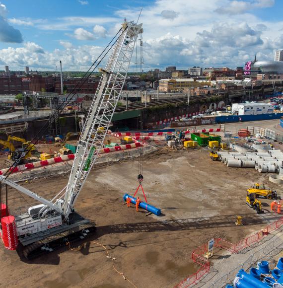 First UK all-electric crawler crane