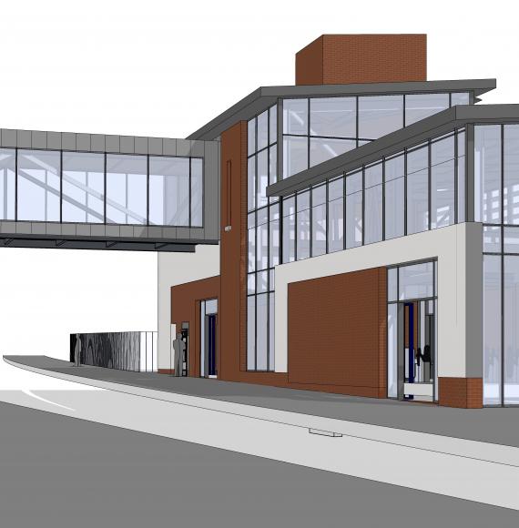Hairmyres station - potential station design July 2021