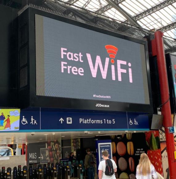 Free WiFi for Liverpool Lime Street