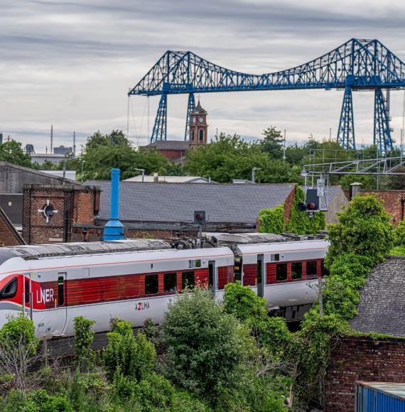 LNER train in Middlesbrough