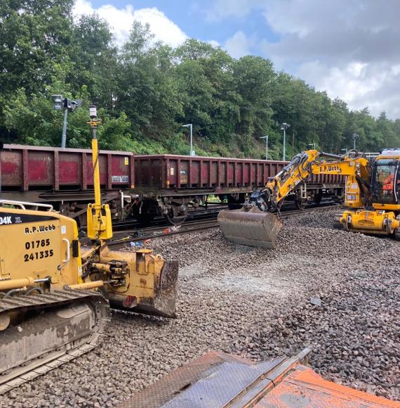 Weybridge track renewals