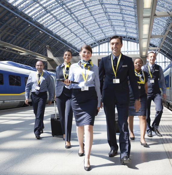 Eurostar staff in uniform