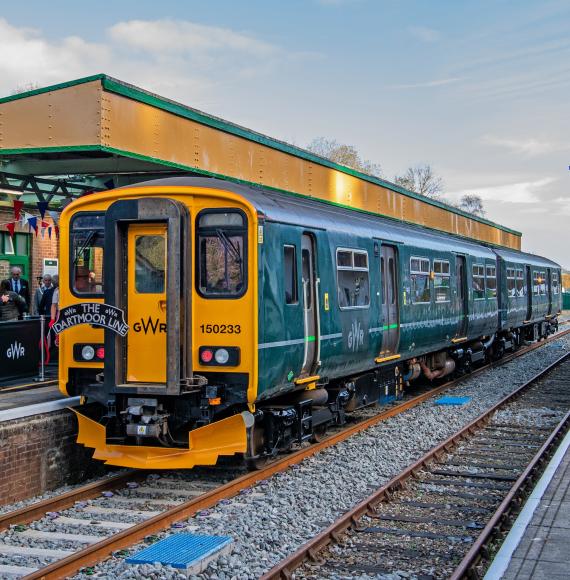Train on the Dartmoor Line
