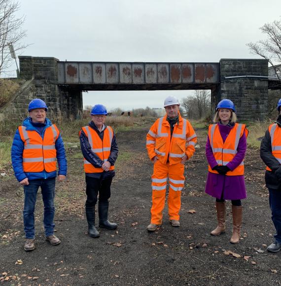 MSPs visit Levenmouth rail link site