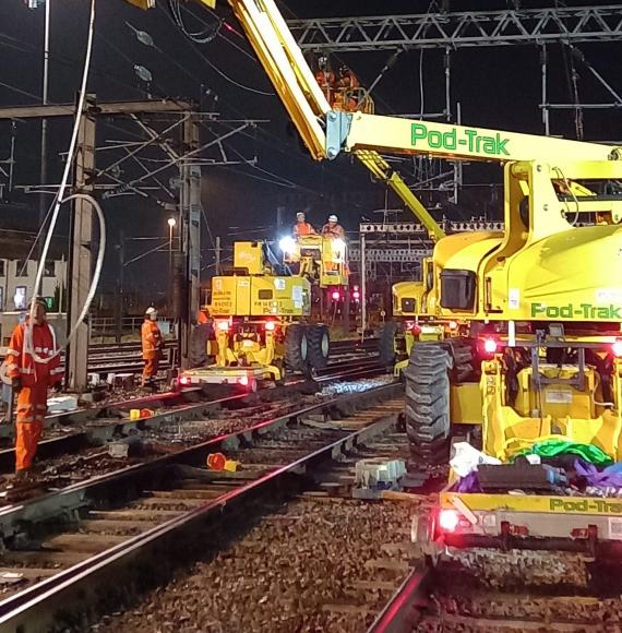 Work taking place on track