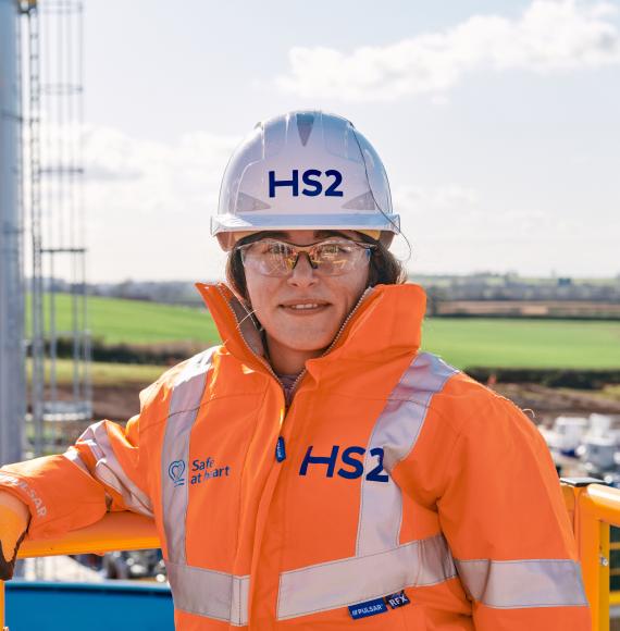 HS2 worker