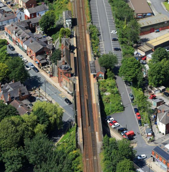 Romiley station