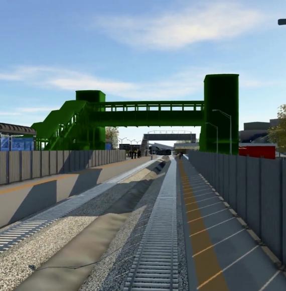 Artist impression of Barry Station upgrades