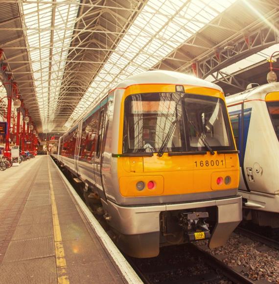 Chiltern trains at Marylebone station