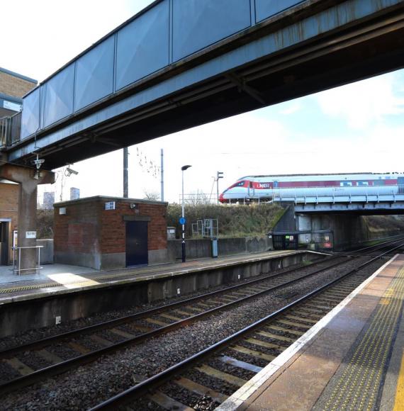 New lift and walkway at Retford Station