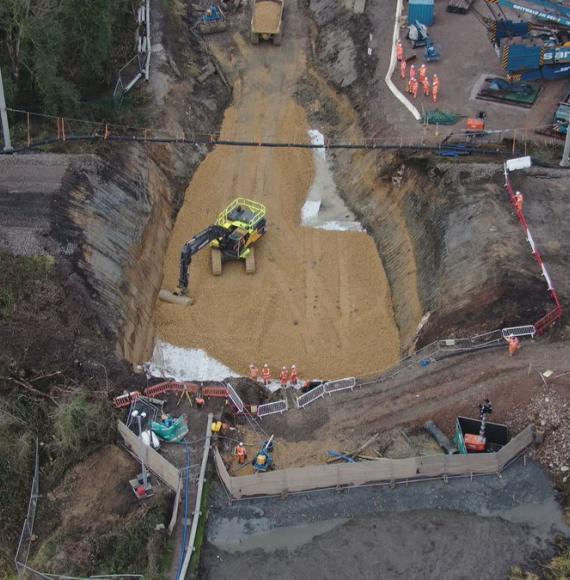 Ocean Bridge foundations laid