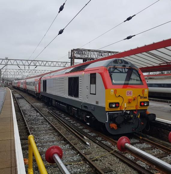 Transport for Wales train at a station