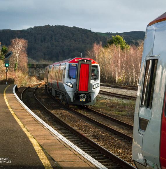 TfW trains at Llandudno junction