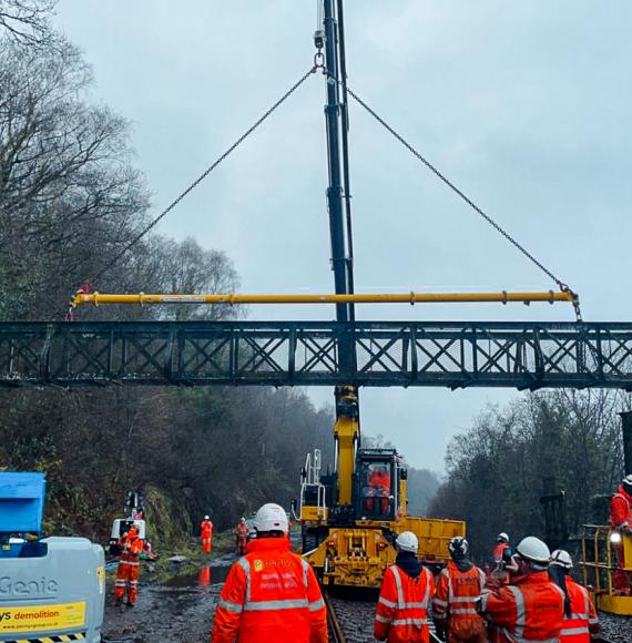 Work taking place on track