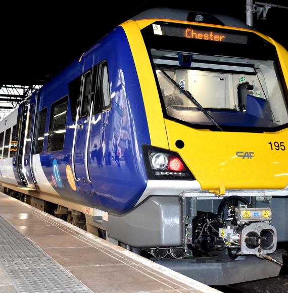 Northern train at Manchester Victoria