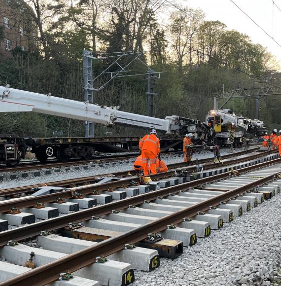 Work taking place on track