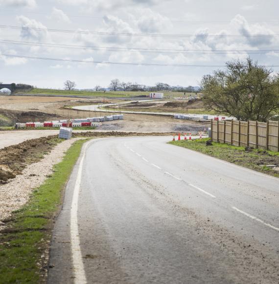 Temporary access road 