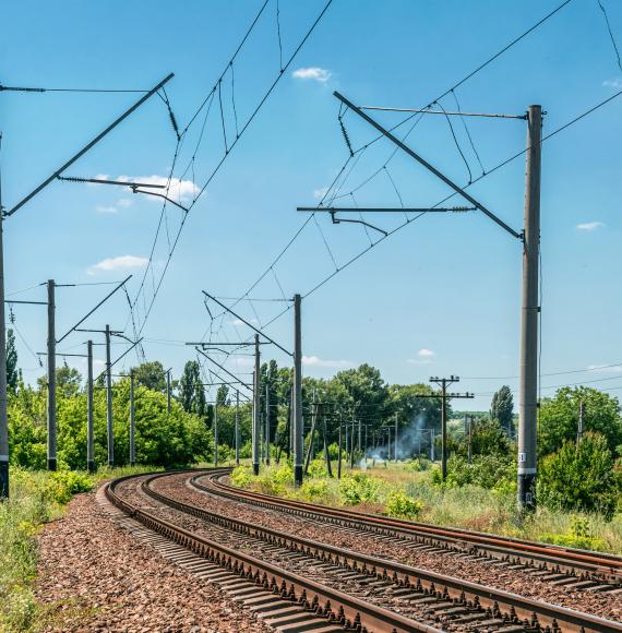 Electric rail line 