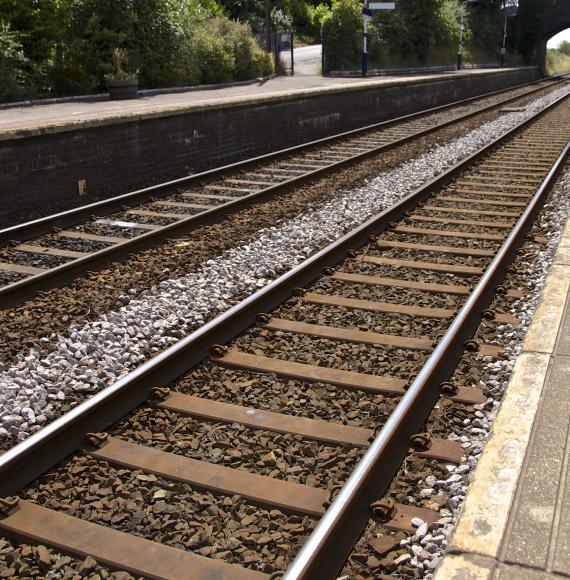 Generic UK railway station platform