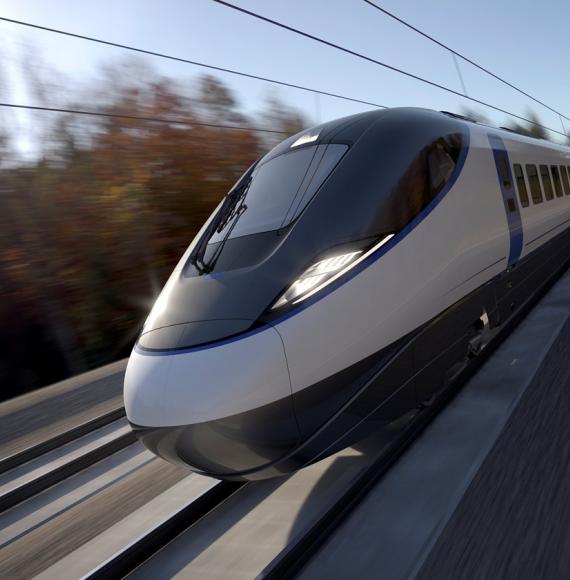 HS2 train 