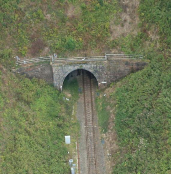 Honiton tunnel view, via Network Rail 