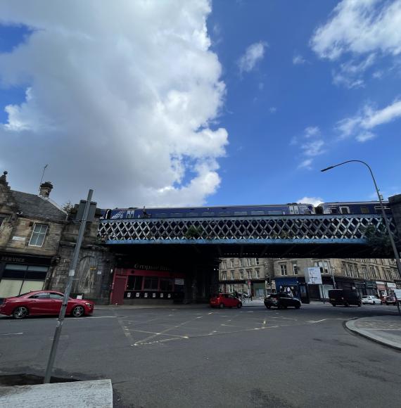 Saltmarket railway bridge, via Network Rail 