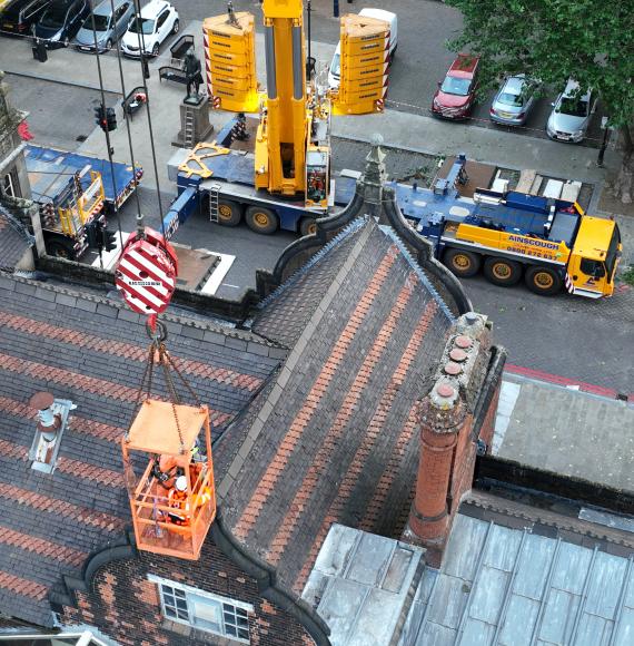 Stoke station repair works 