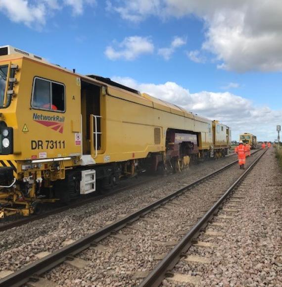 Track renewal Ely Ipswich 