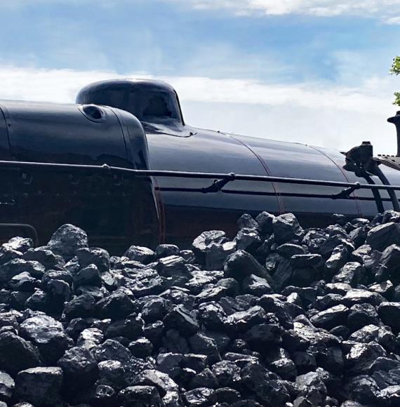 Coal locomotive, via Istock 