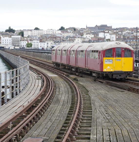 Train on Ryde Pier, via Istock 