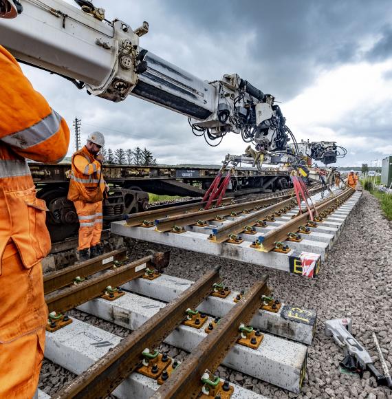 Track upgrade works 