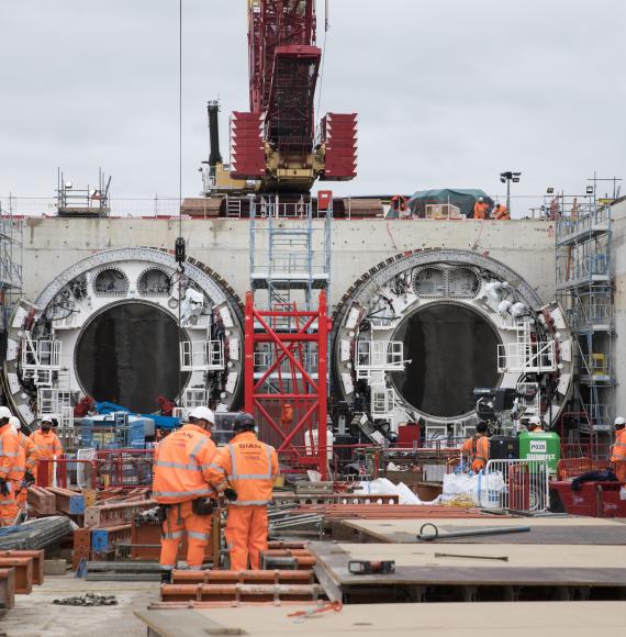 Tunnelling via HS2 