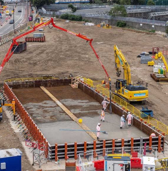 HS2 completes landmark Earth Friendly Concrete pour, via HS2 