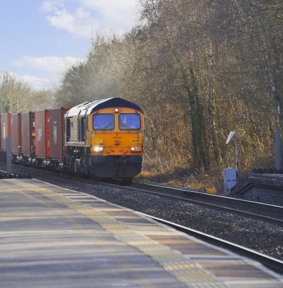 Freight train, via Istock 