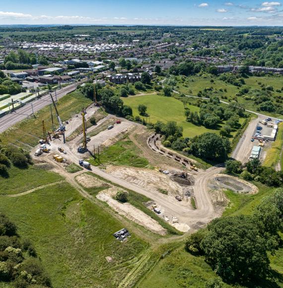 Morpeth embankment, via Network Rail 