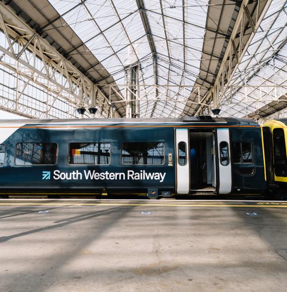 SWR train at Waterloo, via SWR 