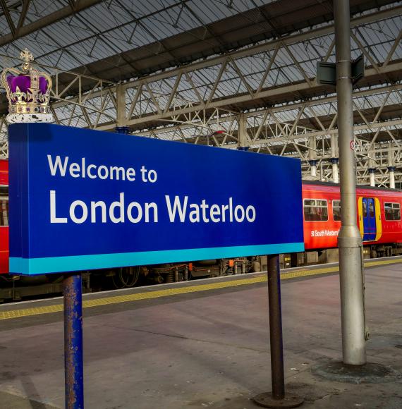 Waterloo station, via Istock 