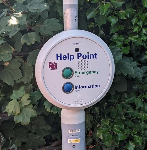  One of the new help points. Credit: Greater Anglia