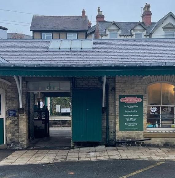 Knaresborough station canopy 