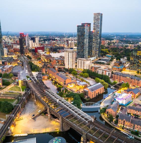 Rail in Manchester, via Istock 