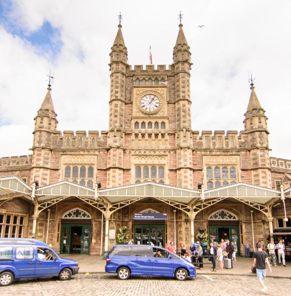 Bristol Temple Meads Station on the Great Western Railway, via Istock 