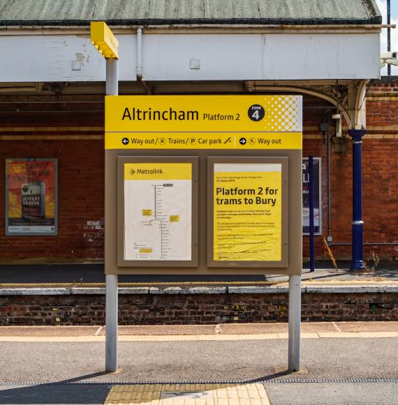 Altrincham station, via Istock 