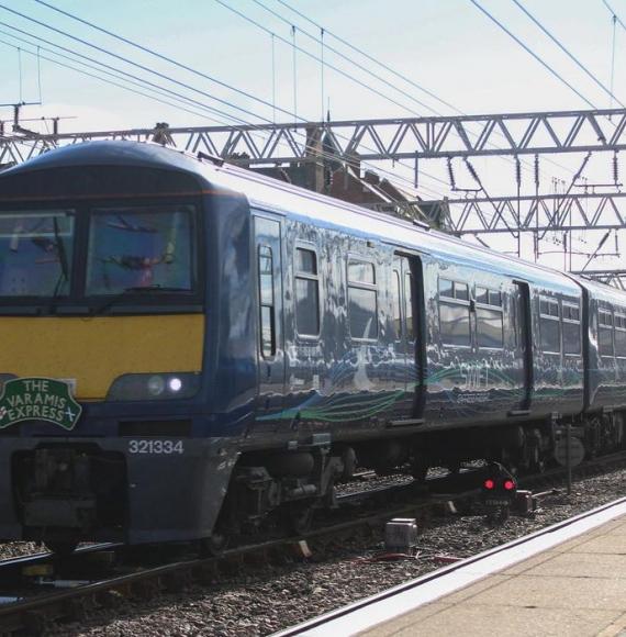 Repurposed freight train, via Network Rail 