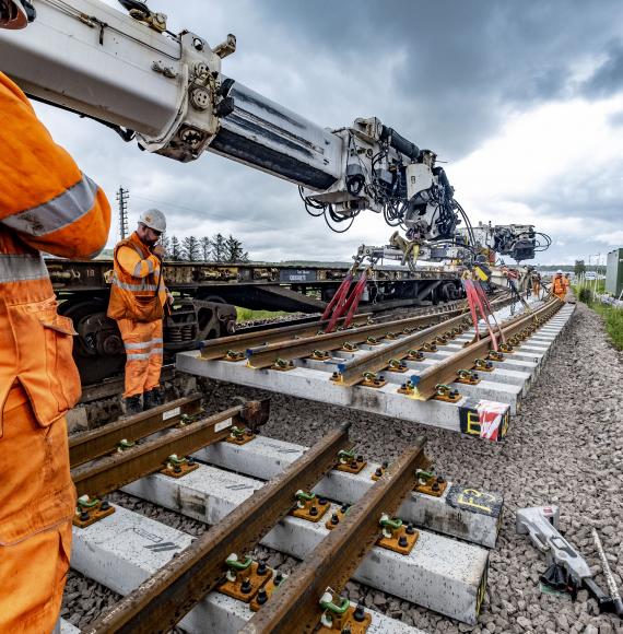 Track renewal, via Network Rail 